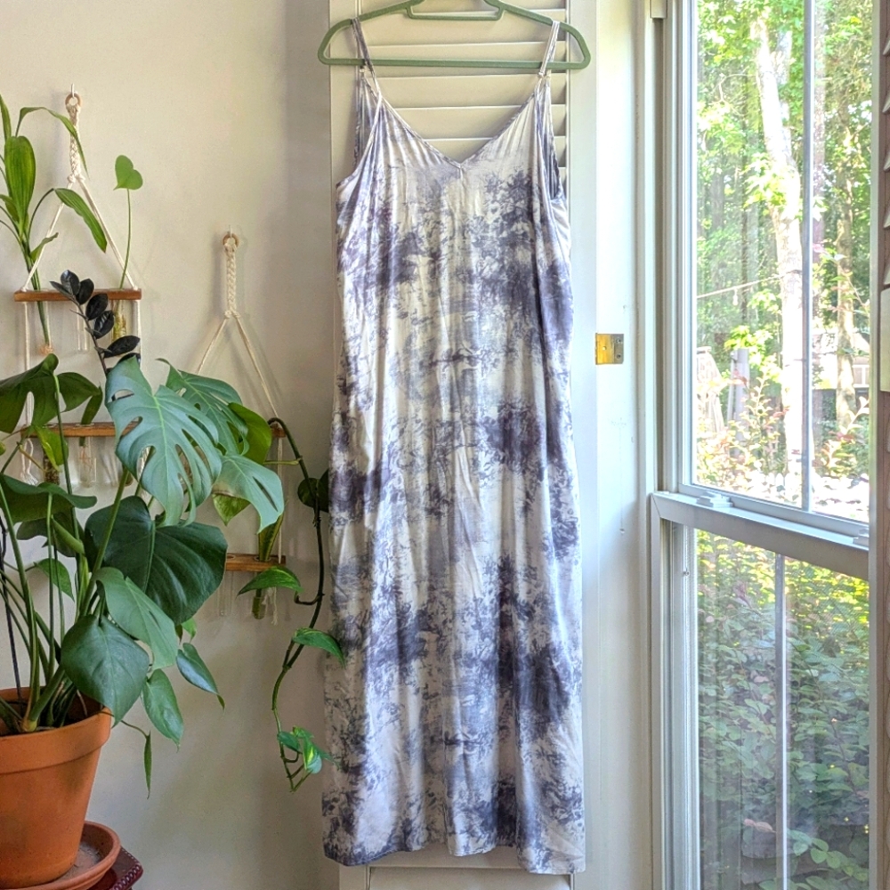 LTX Sportswear split hem maxi dress